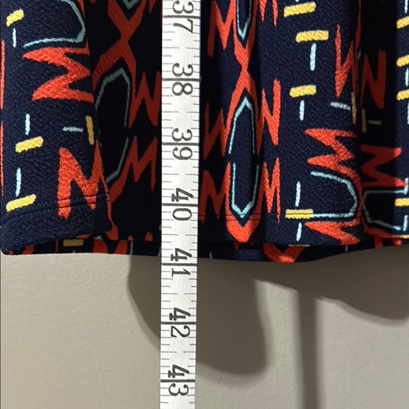 LuLaRoe Blue Ruffled Midi Sundress - Picture 2 of 8